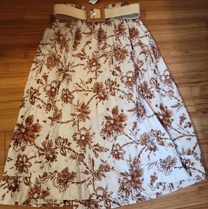 Abercrombie small petite resort volume maxi skirt